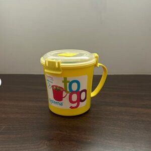 New! Sistema Soup To Go 22-oz. Soup Mug - Yellow
